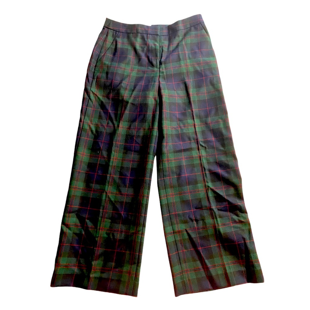 Brooks Brothers green and blue plaid pants size 4